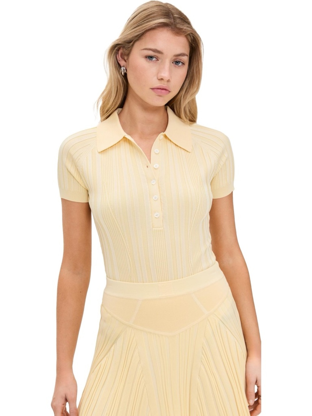 ISO Fleur du Mal Rib Polo Bodysuit